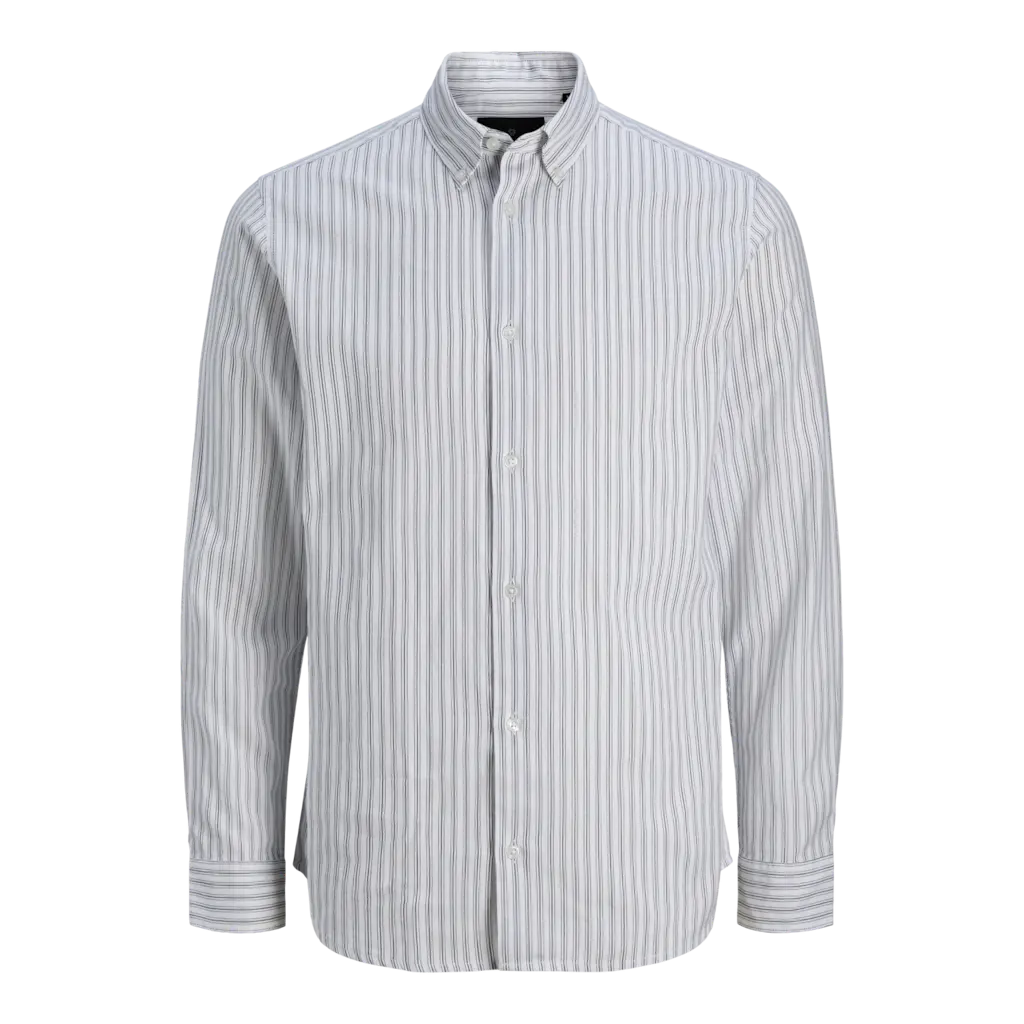 JACK & JONES Muška košulja 12270043, Belo-siva
