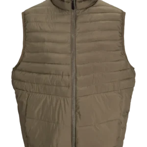 JACK & JONES Muški prsluk 12256987, Maslinasta