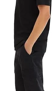 Tom Tailor 1037550 Muške pantalone, Crne