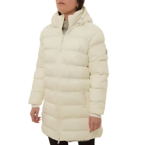 HUMMEL Ženska jakna HMLESTEL ZIP COAT bela