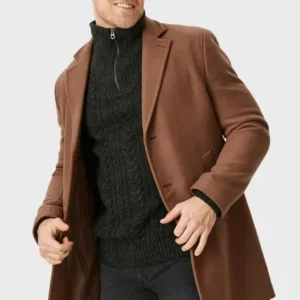 C&A Muški kaput, Elegantan, Braon
