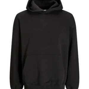 JACK & JONES Muški duks sa kapuljačom 12259944, Crni