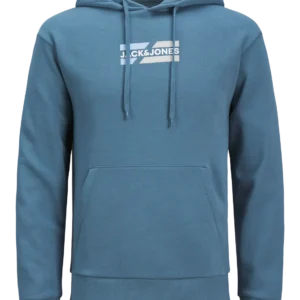 JACK & JONES Muški duks sa kapuljačom 12268422, Plavi