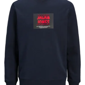 JACK & JONES Muški duks 12269388, Teget