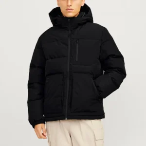 JACK & JONES Muška jakna 12258416, Puffer, Crna