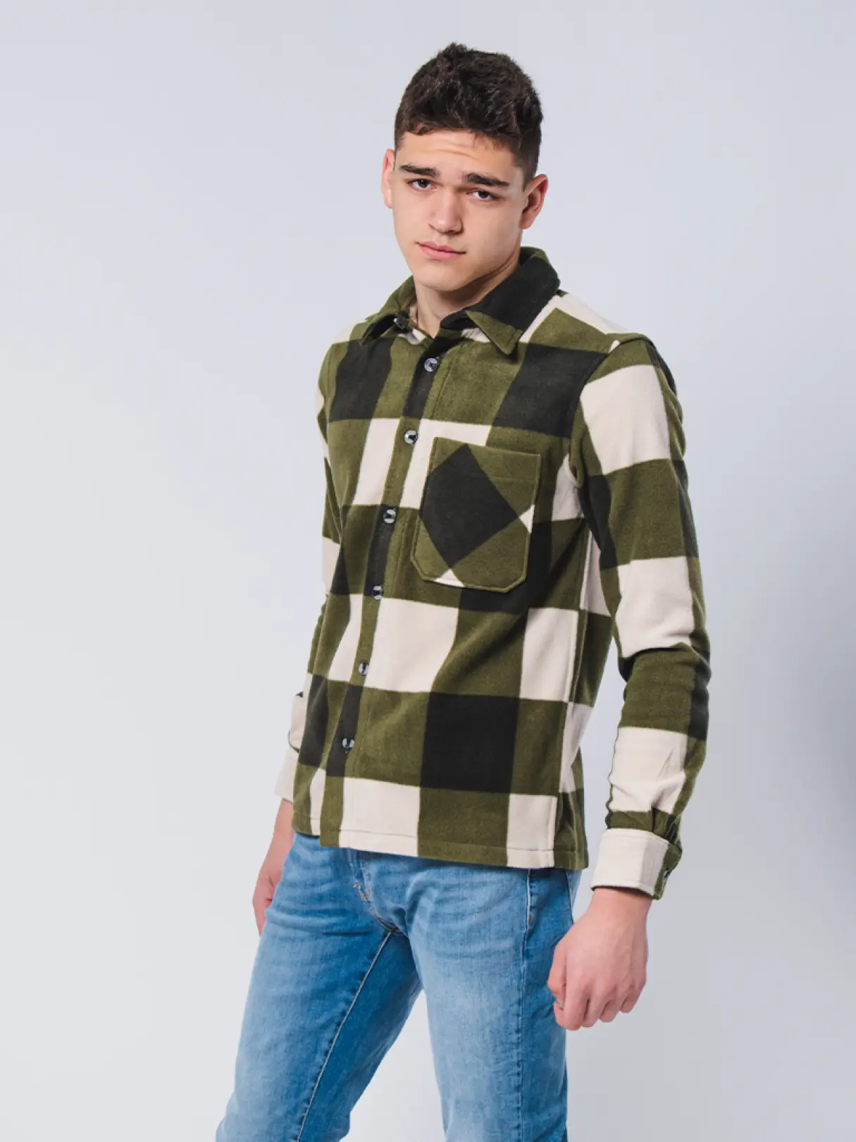 ONLY & SONS Muška košulja Dal, Zelena