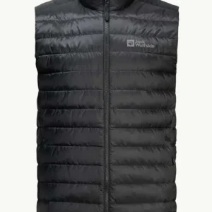 JACK WOLFSKIN Muški prsluk Pilvi Down Vest M JW-1207711 crni