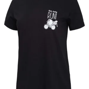 BRILLE Ženska majica kratkih rukava Run Baby SD230624 crna