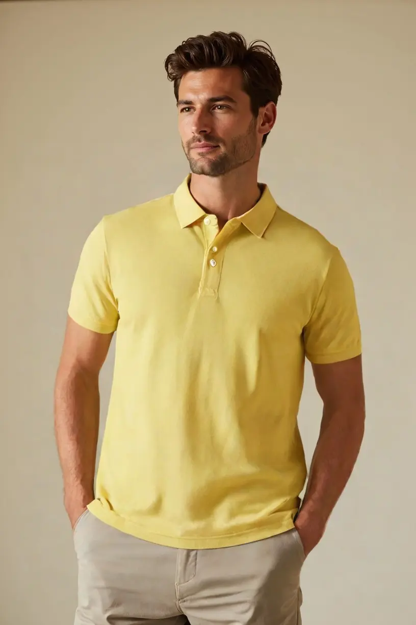 C&A Muška polo majica, Žuta
