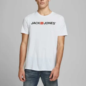 JACK & JONES Muška majica 12137126, Bela